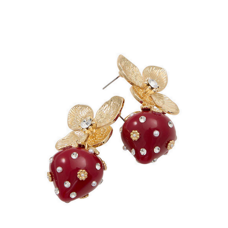 Aldo รุ่น Berrybloom ต่างหูผู้หญิง - สีแดง