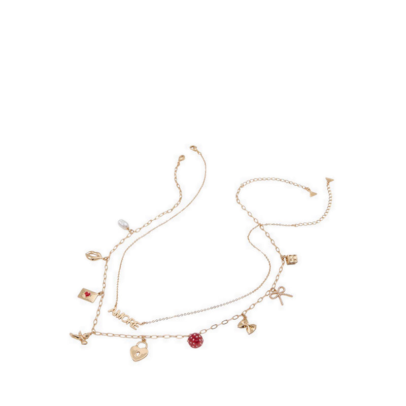 Aldo รุ่น Lovecharmed สร้อยคอผู้หญิง - สีแดง