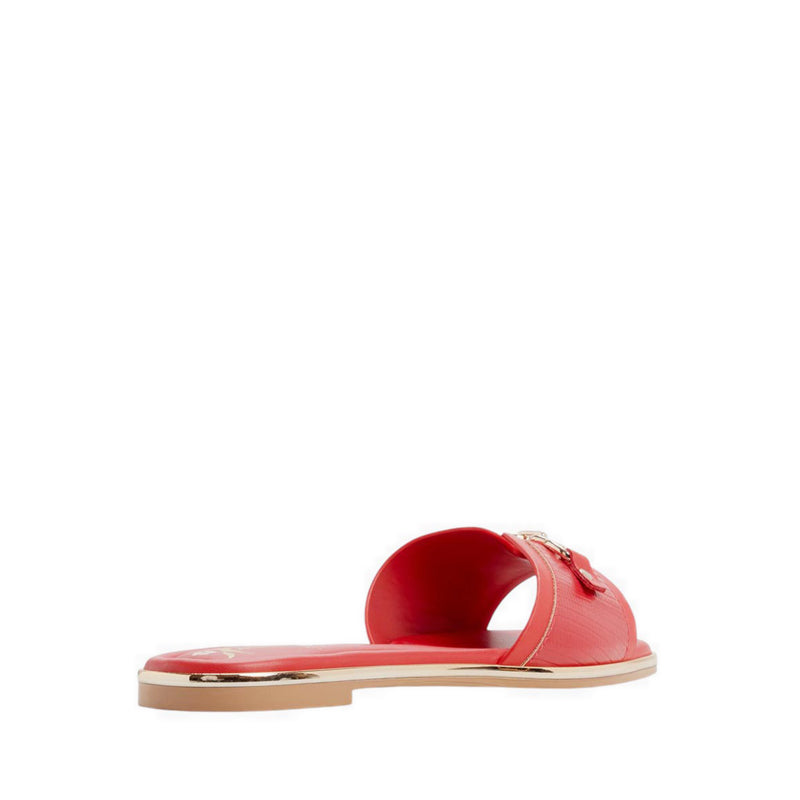 Aldo Alamassi รองเท้าแตะส้นแบนผู้หญิง - สี Bright Red