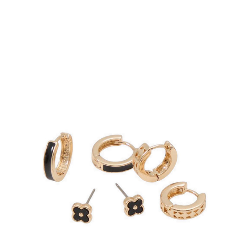 Aldo รุ่น Serava ต่างหูผู้หญิง - สี Black/Gold Multi