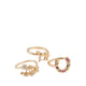 Aldo รุ่น Equastra แหวนผู้หญิง - สี Gold/Clear Multi