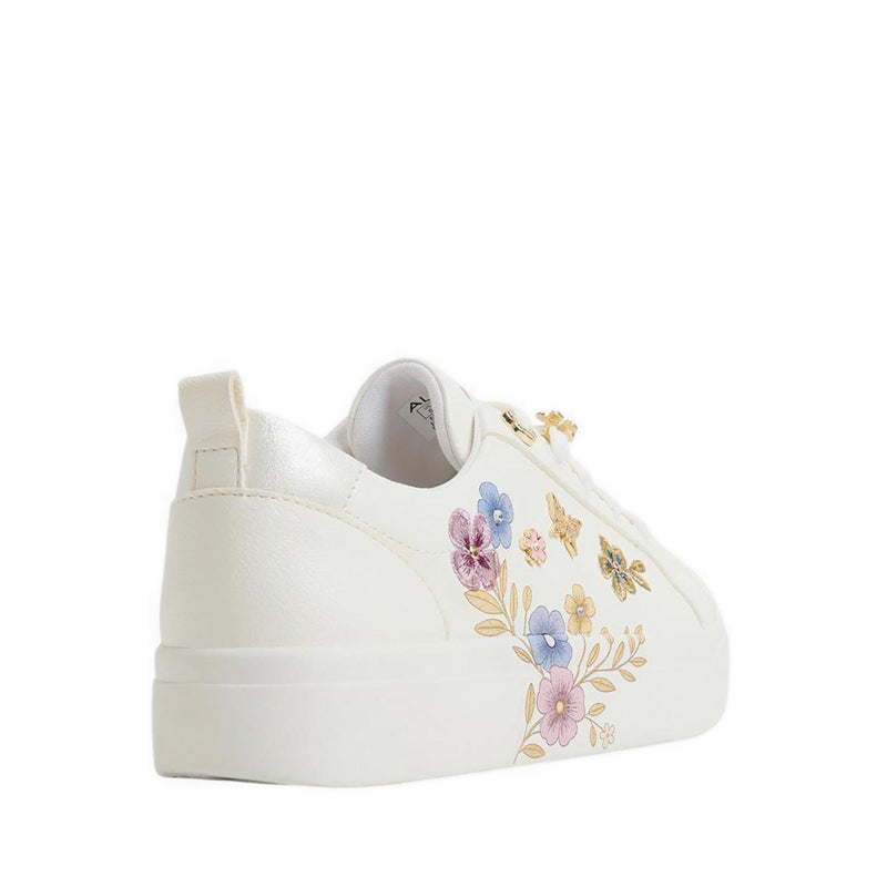 Aldo รุ่น Spแหวนflowers รองเท้าผ้าใบผู้หญิง - สี White/Multi