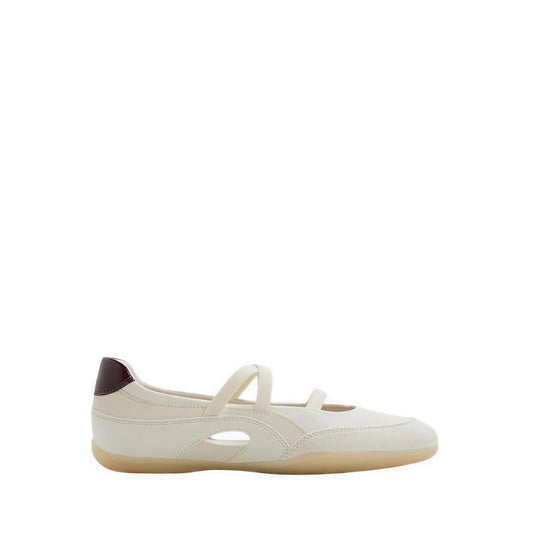 Aldo รุ่น Arabesque รองเท้าบัลเล่ต์ผู้หญิง - สี White Combo