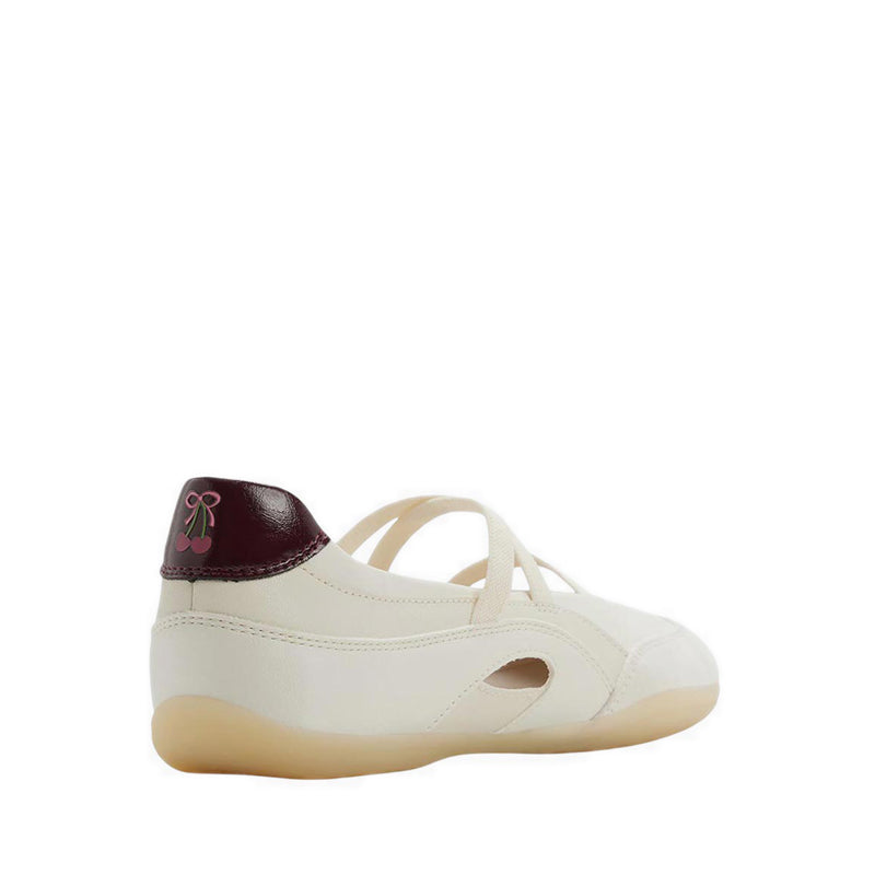 Aldo รุ่น Arabesque รองเท้าบัลเล่ต์ผู้หญิง - สี White Combo