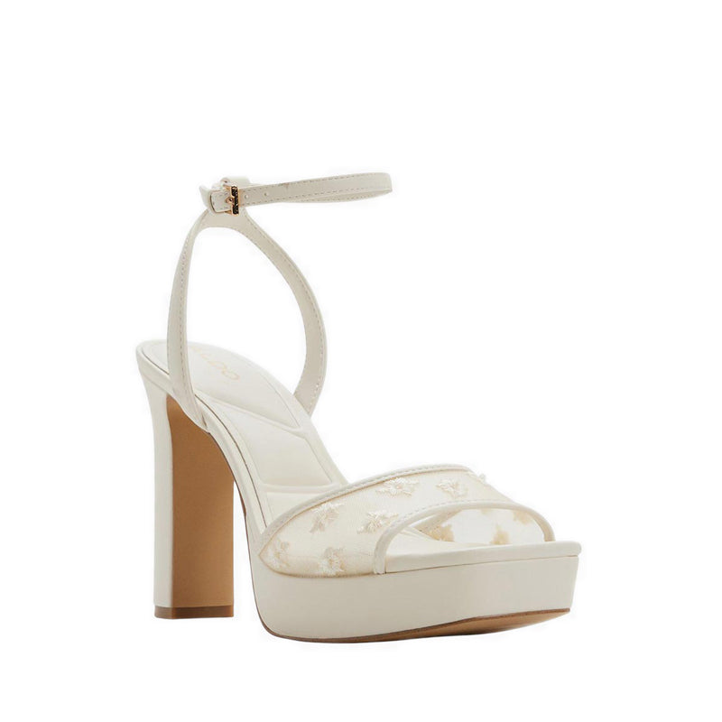 Aldo รุ่น Chicglimmer รองเท้าส้นสูงผู้หญิง - สี Open White