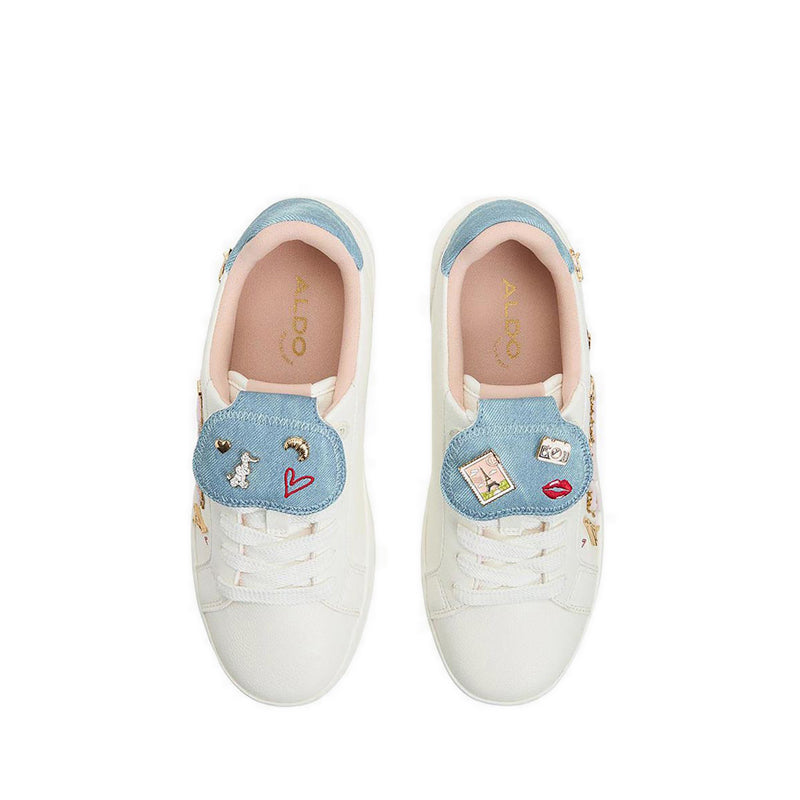 Aldo รุ่น Frenchie Women's รองเท้าผ้าใบ - สี White/Blue
