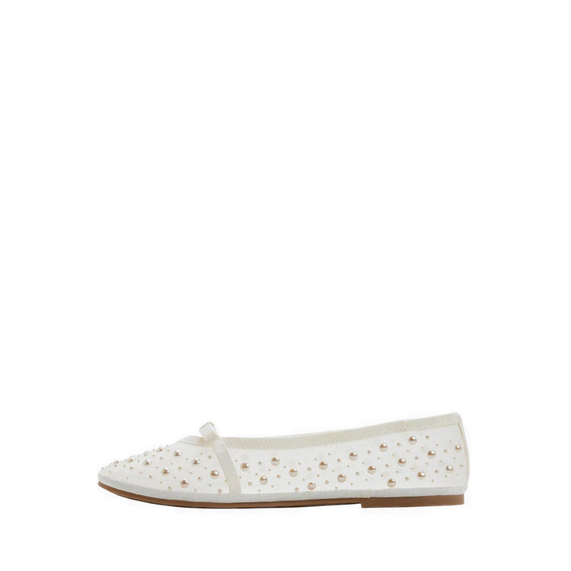 Aldo รุ่น Aurabella รองเท้าบัลเล่ต์ผู้หญิง - สี Open White