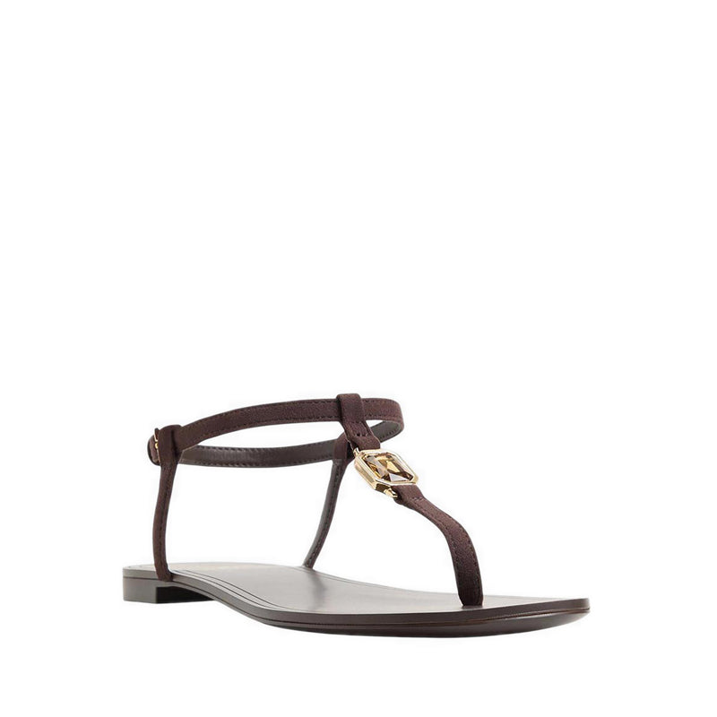 Aldo รุ่น Sandstone รองเท้าแตะผู้หญิง - สี Dark Brown