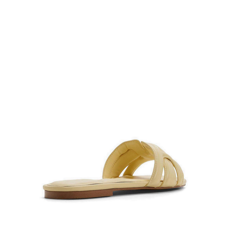 Aldo รุ่น Elenaria รองเท้าแตะส้นเตี้ยผู้หญิง - สีเหลืองอ่อน