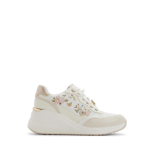 Aldo รุ่น Flowergarden รองเท้าผ้าใบส้นเตารีดผู้หญิง - สี White/Multi