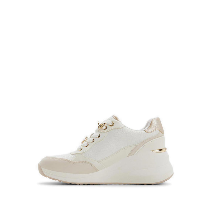 Aldo รุ่น Flowergarden รองเท้าผ้าใบส้นเตารีดผู้หญิง - สี White/Multi