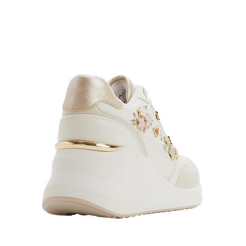 Aldo รุ่น Flowergarden รองเท้าผ้าใบส้นเตารีดผู้หญิง - สี White/Multi