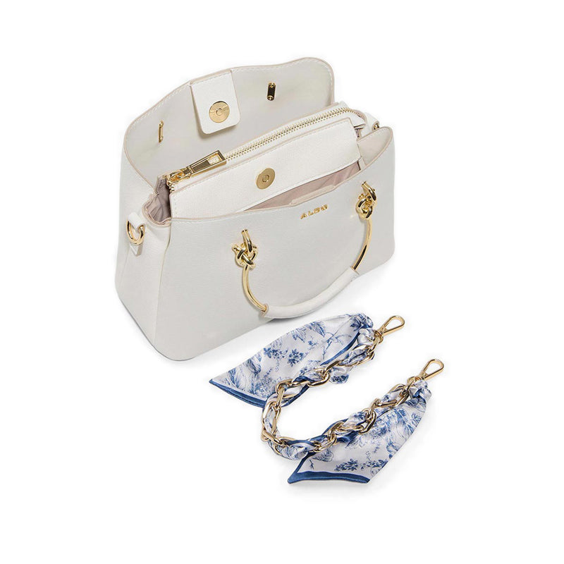 Aldo รุ่น Calanthe กระเป๋าทรง Satchel สำหรับผู้หญิง - สี Other White