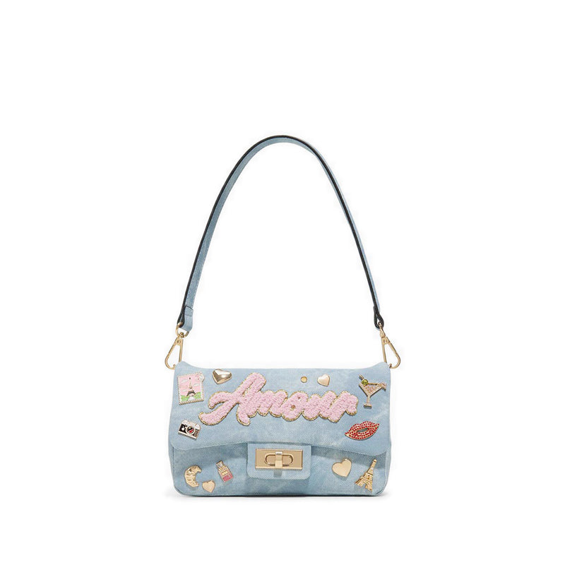 Aldo รุ่น Bellaamour กระเป๋าสะพายไหล่ผู้หญิง - สี Denim