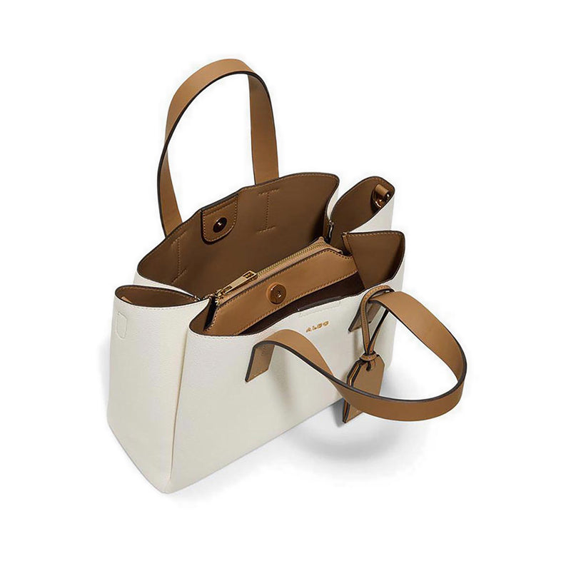 Aldo รุ่น Akilah กระเป๋าทรง Satchel ผู้หญิง - สี Beige Combo