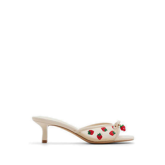 Aldo รุ่น Begoniaa รองเท้าแตะมีส้นผู้หญิง - สี Cream