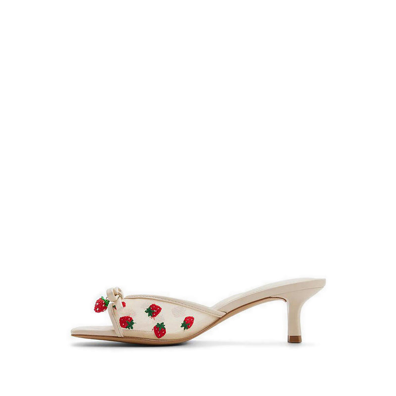 Aldo รุ่น Begoniaa รองเท้าแตะมีส้นผู้หญิง - สี Cream