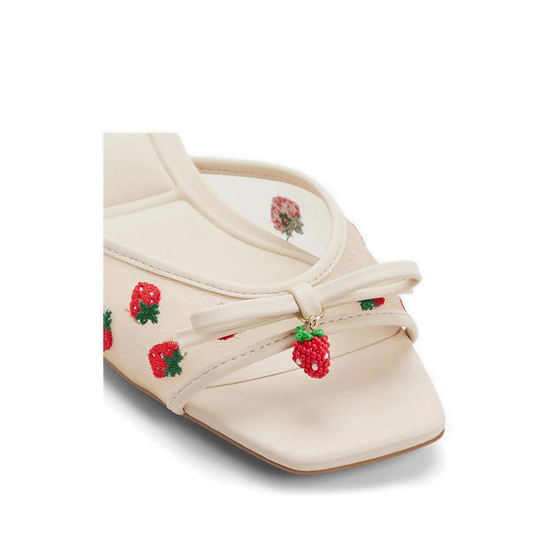 Aldo รุ่น Begoniaa รองเท้าแตะมีส้นผู้หญิง - สี Cream