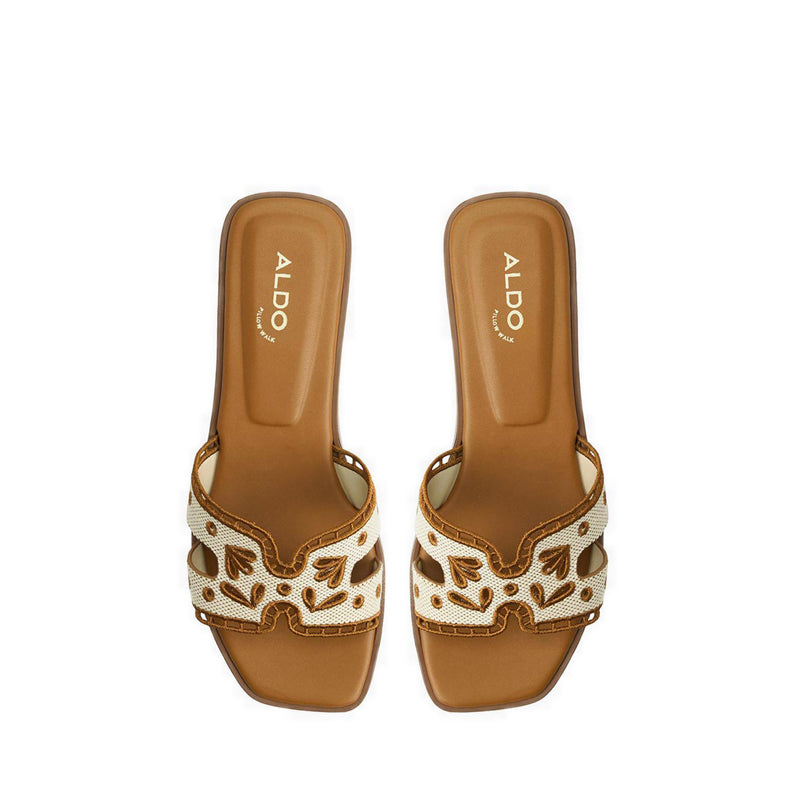 Aldo รุ่น Itสี Sandal รองเท้าแตะผู้หญิง - สี Natural