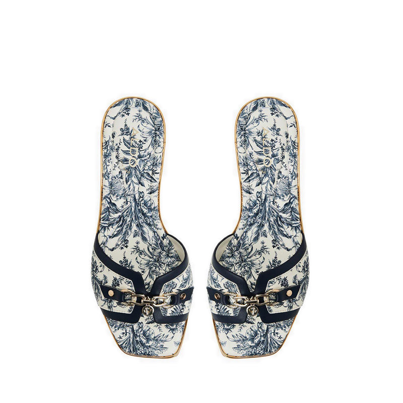 Aldo รุ่น Alamassi รองเท้าแตะผู้หญิง - สี White/Blue