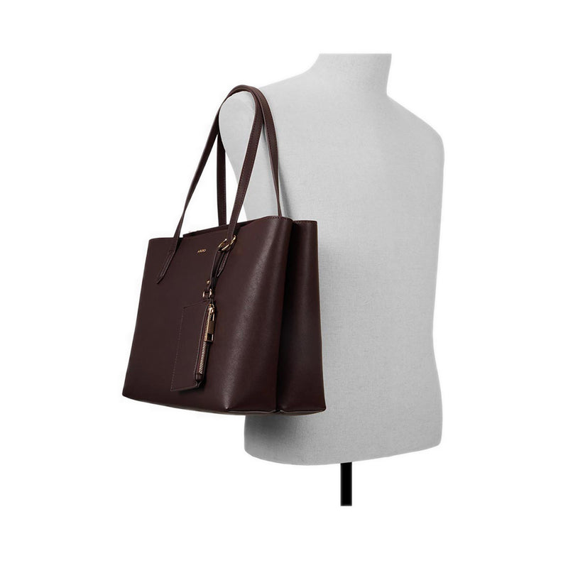 รุ่น Ysabelle กระเป๋าสะพายไหล่ผู้หญิง สี Dark Brown