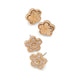 รุ่น Eloisse ต่างหูผู้หญิง - สี Gold/Clear Multi