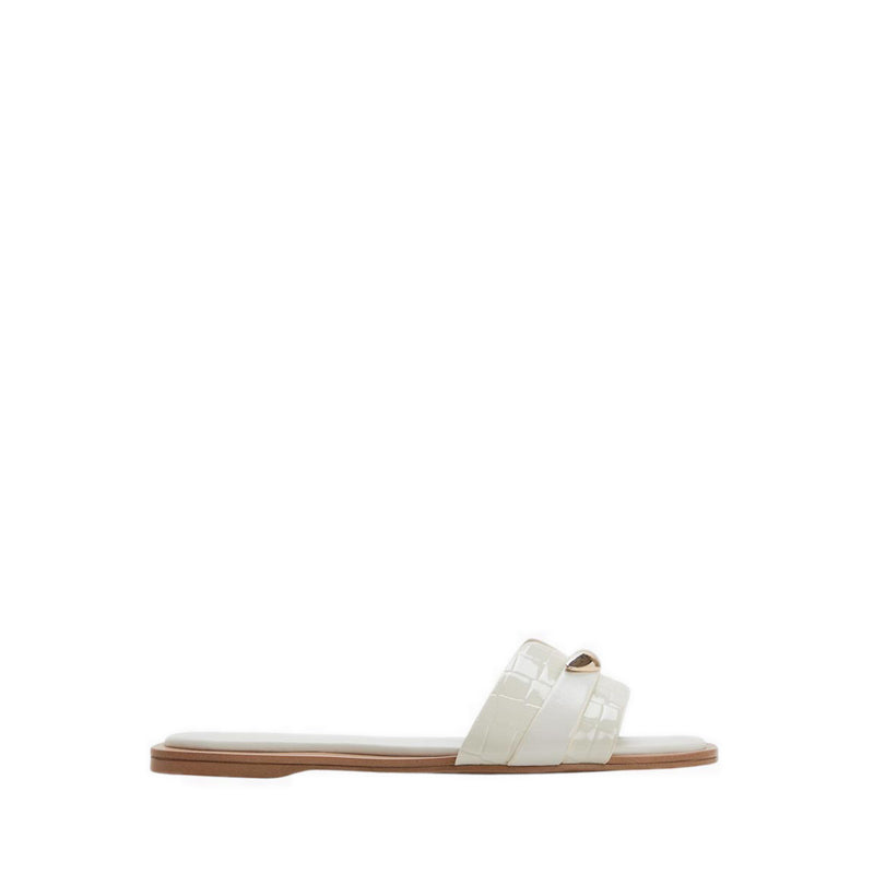 รุ่น Briela รองเท้าแตะส้นแบนผู้หญิง - สี White/Bone