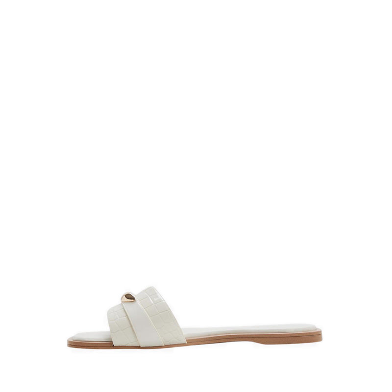 รุ่น Briela รองเท้าแตะส้นแบนผู้หญิง - สี White/Bone