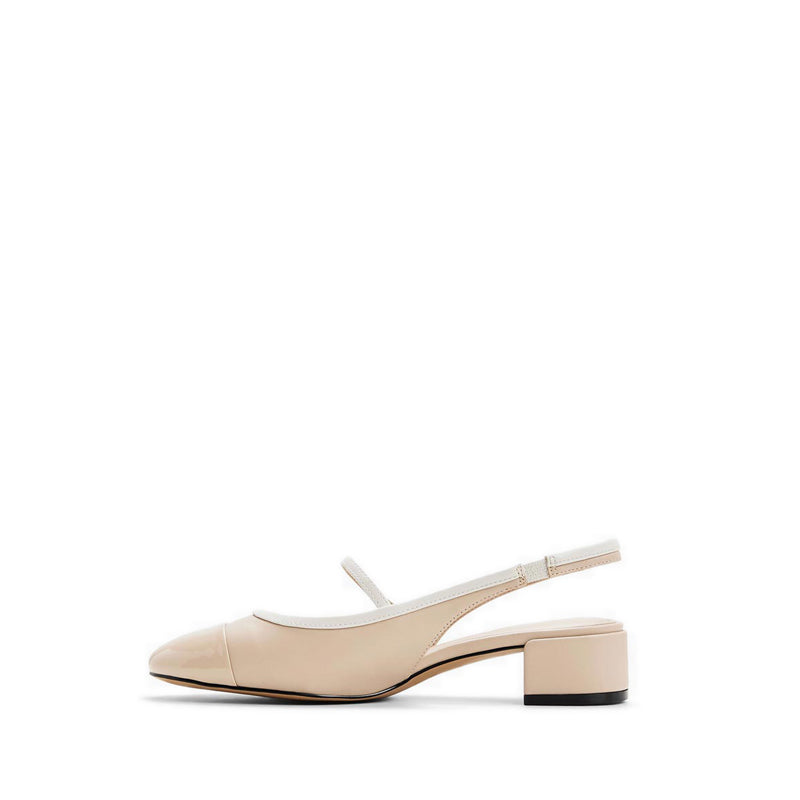 รุ่น Aggie รองเท้าส้นสูงผู้หญิง สี Beige
