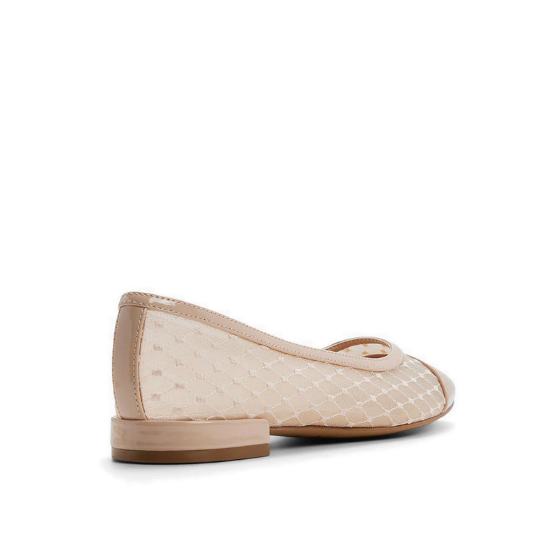 รุ่น Olohas รองเท้าบัลเล่ต์ผู้หญิงแบบสวม สี Beige