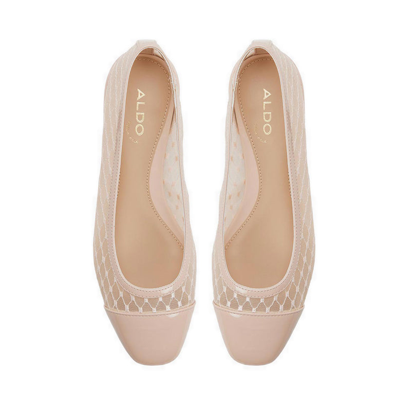 รุ่น Olohas รองเท้าบัลเล่ต์ผู้หญิงแบบสวม สี Beige