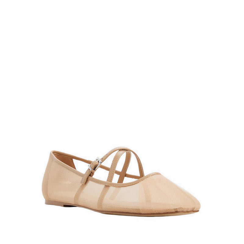 รุ่น Meihan รองเท้าบัลเล่ต์ผู้หญิงแบบสวม สี Beige