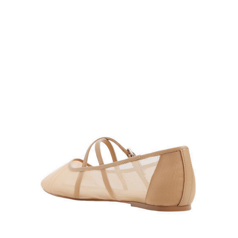 รุ่น Meihan รองเท้าบัลเล่ต์ผู้หญิงแบบสวม สี Beige