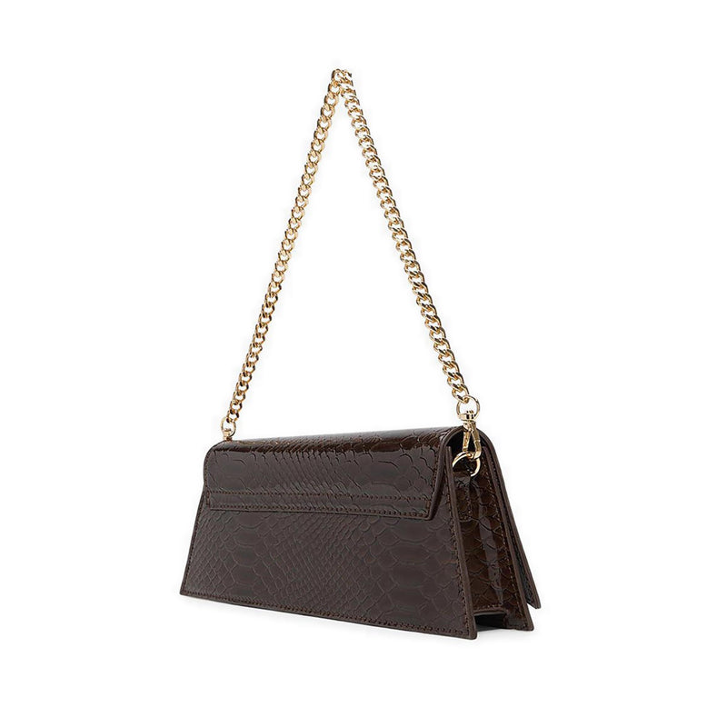รุ่น Mmychaela กระเป๋าสะพายไหล่ผู้หญิง สี Dark Brown