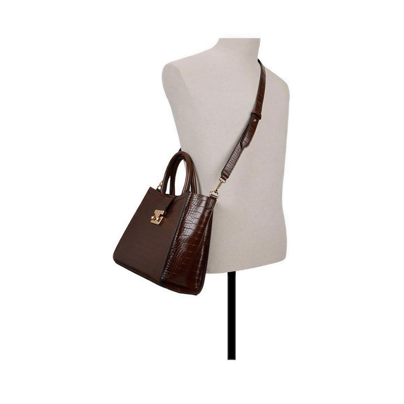 รุ่น Crealily กระเป๋าทรง Satchel ผู้หญิง - สีน้ำตาล