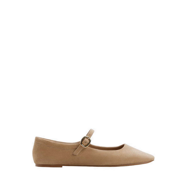 รุ่น Mary Jenna รองเท้าบัลเล่ต์ผู้หญิง - สี Beige