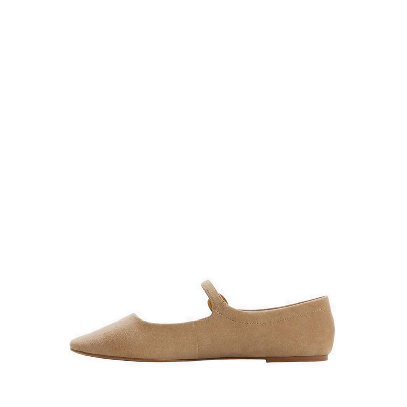 รุ่น Mary Jenna รองเท้าบัลเล่ต์ผู้หญิง - สี Beige