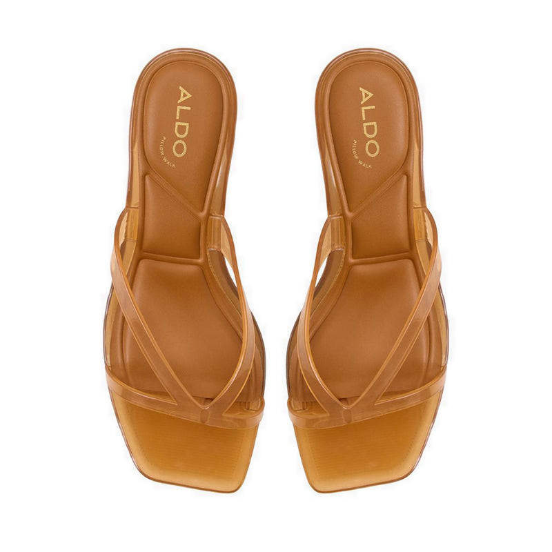 รุ่น Royal Jelly ผู้หญิงรองเท้าส้นสูง - สี Tan