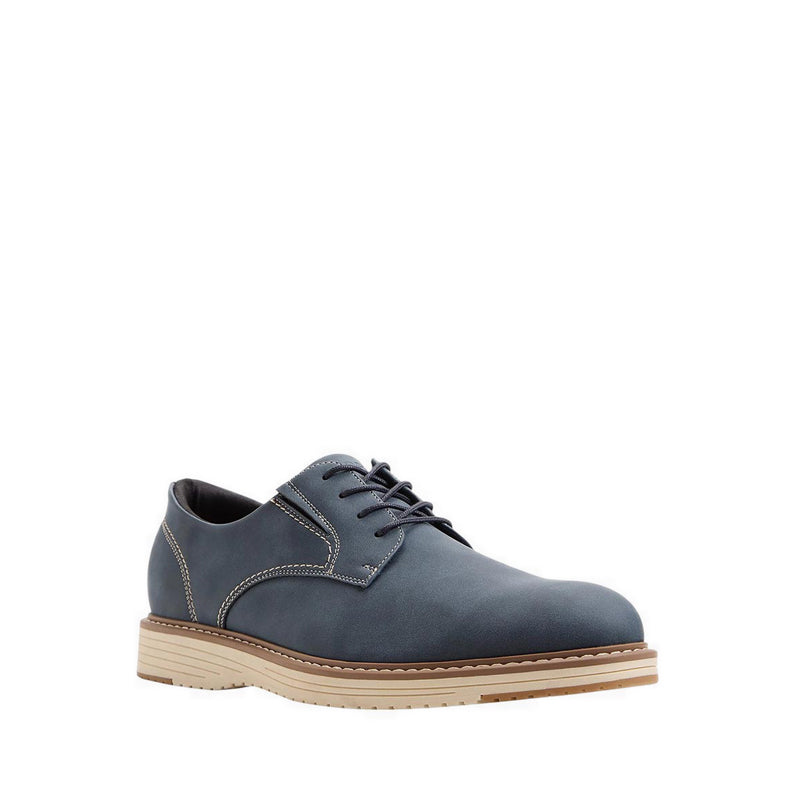 รุ่น Iker รองเท้าหนังผูกเชือกทรง Oxford ผู้ชาย - สีกรมท่า