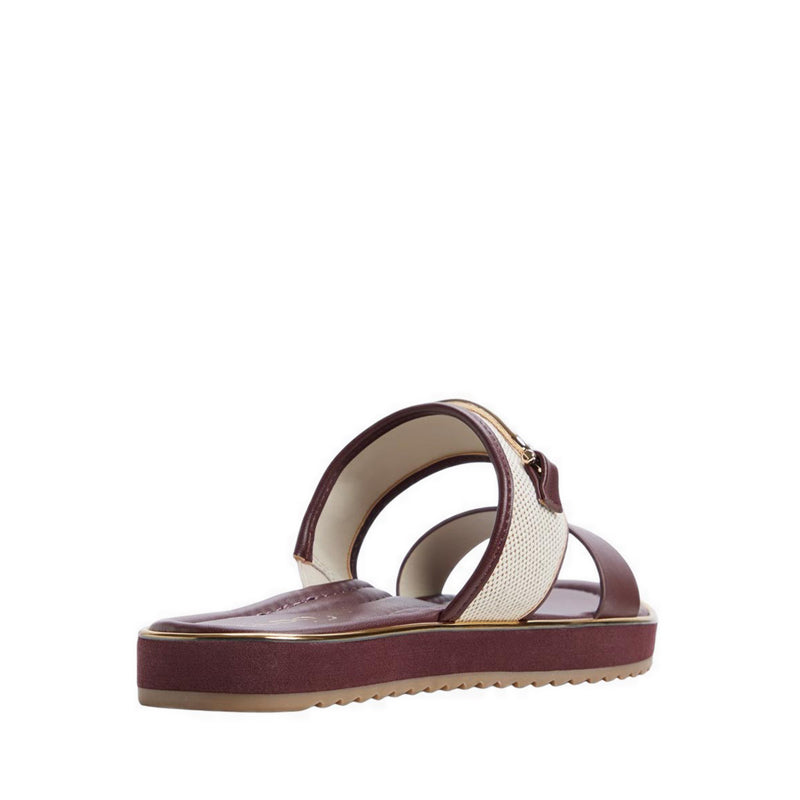 รุ่น Lagoon รองเท้าแตะ ผู้หญิง - สี Burgundy