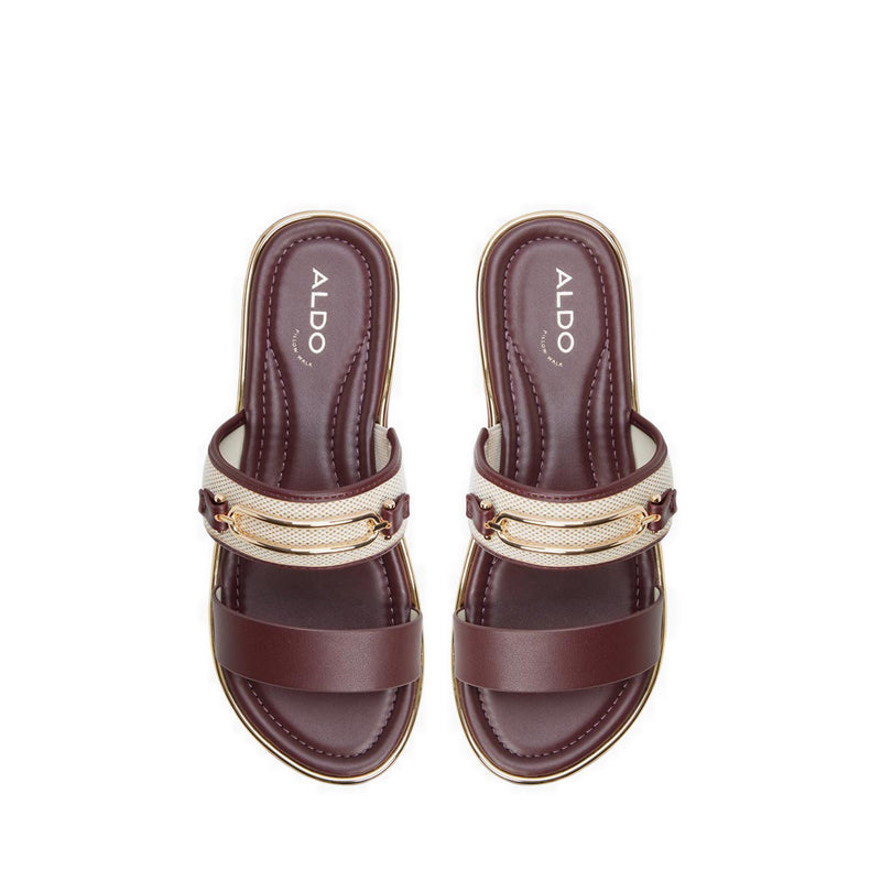 รุ่น Lagoon รองเท้าแตะ ผู้หญิง - สี Burgundy