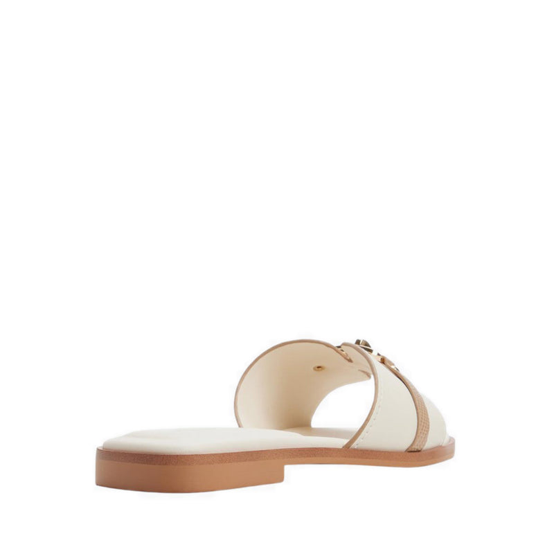 รุ่น Francea รองเท้าแตะส้นแบนผู้ชาย - สี Cream