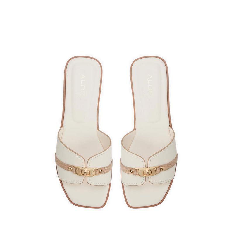 รุ่น Francea รองเท้าแตะส้นแบนผู้ชาย - สี Cream