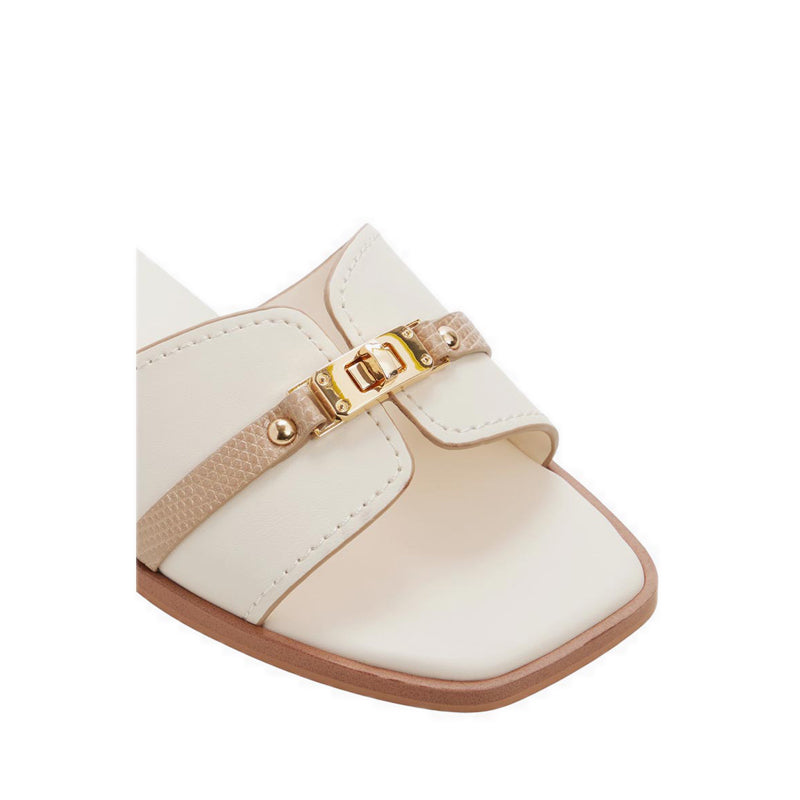 รุ่น Francea รองเท้าแตะส้นแบนผู้ชาย - สี Cream
