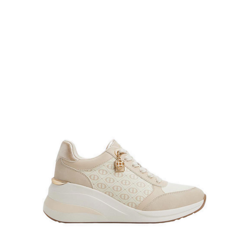 รุ่น Cambay รองเท้าผ้าใบส้นเตารีดผู้หญิง - สี Bone