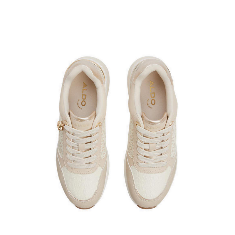 รุ่น Cambay รองเท้าผ้าใบส้นเตารีดผู้หญิง - สี Bone