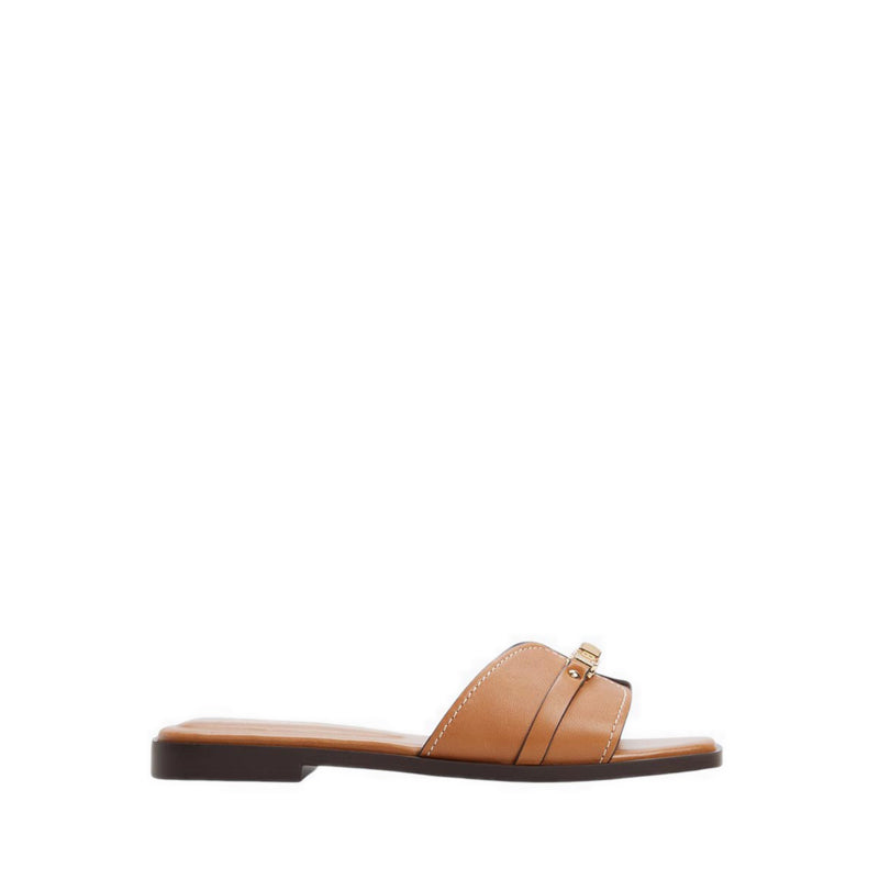 รุ่น Francea รองเท้าแตะส้นแบนผู้ชาย - สี Medium Brown