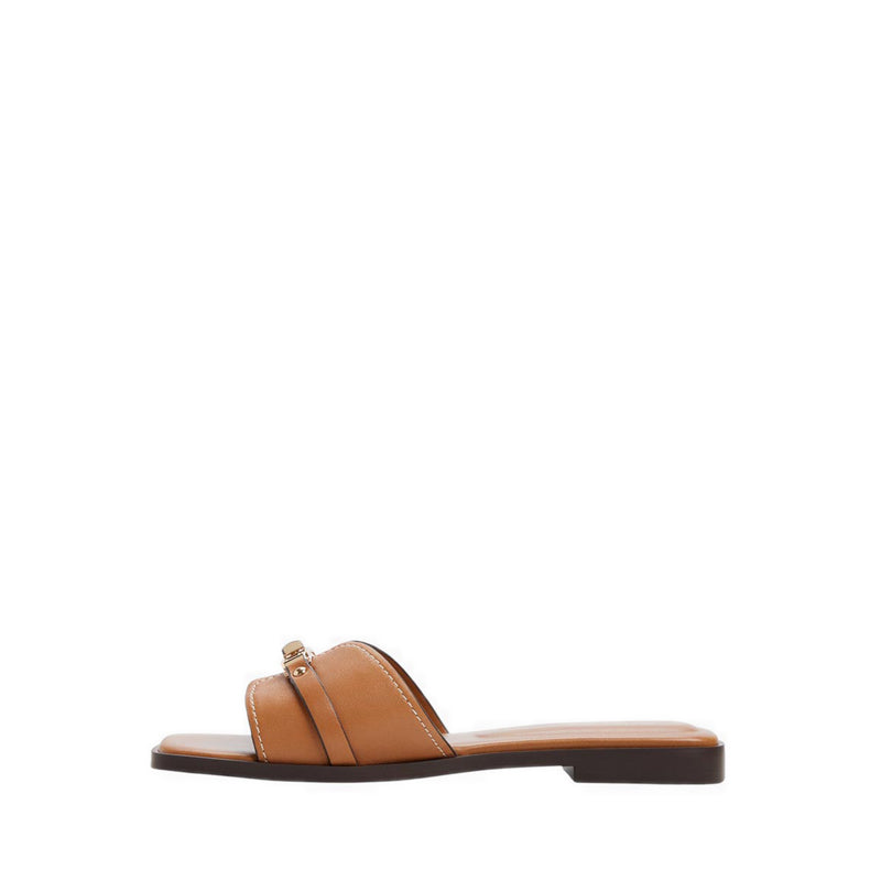 รุ่น Francea รองเท้าแตะส้นแบนผู้ชาย - สี Medium Brown