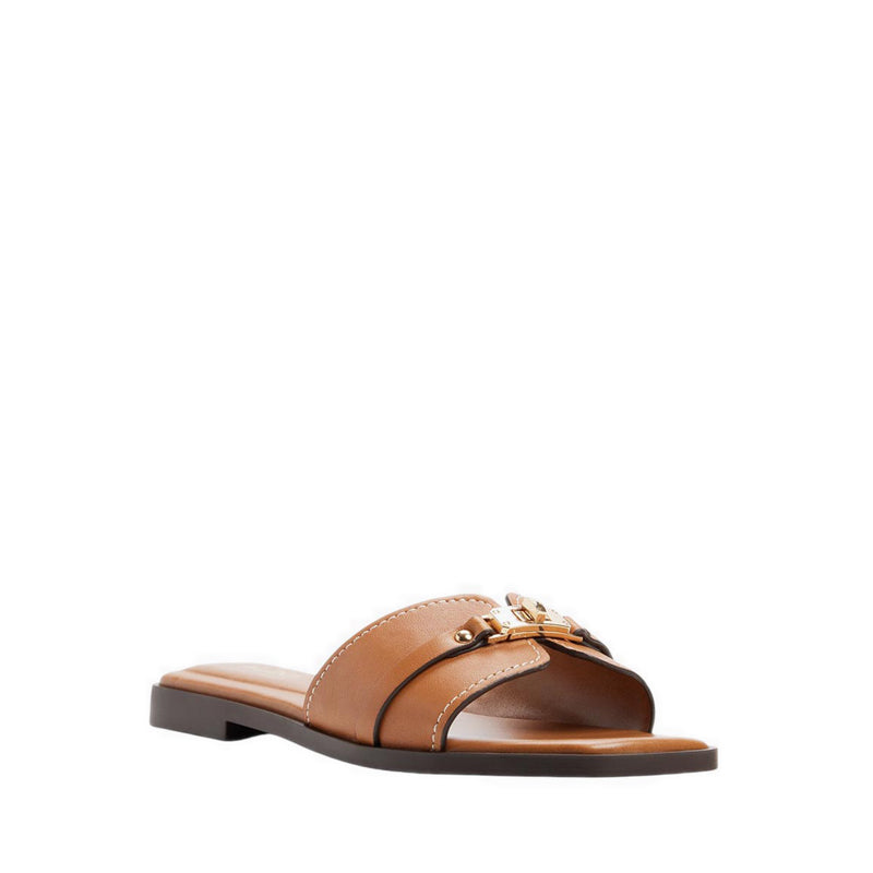 รุ่น Francea รองเท้าแตะส้นแบนผู้ชาย - สี Medium Brown
