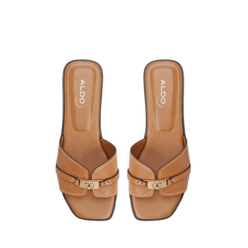 รุ่น Francea รองเท้าแตะส้นแบนผู้ชาย - สี Medium Brown